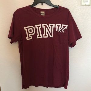 PINK maroon T-shirt